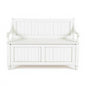 CoastalWhite Storage Bench